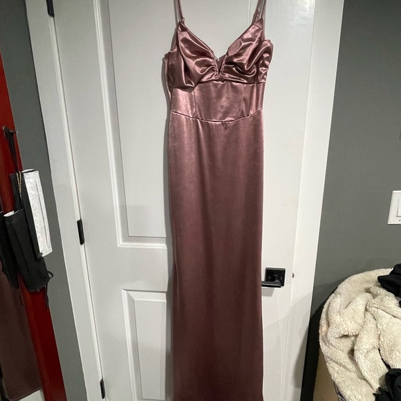 NWT fashion nova mermaid dress size medium ROSE color - Picture 7 of 7